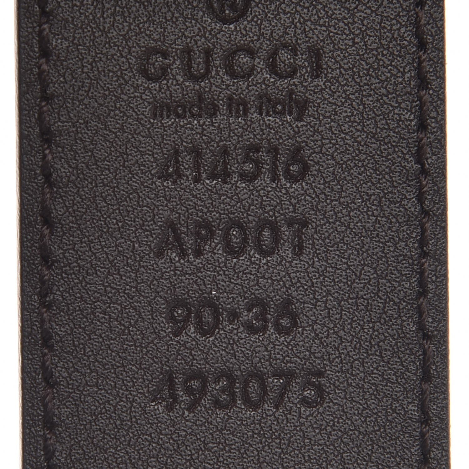Gucci Moon Calfskin Double G 30mm Belt 90 36 Dark Cocoa 4 of 7