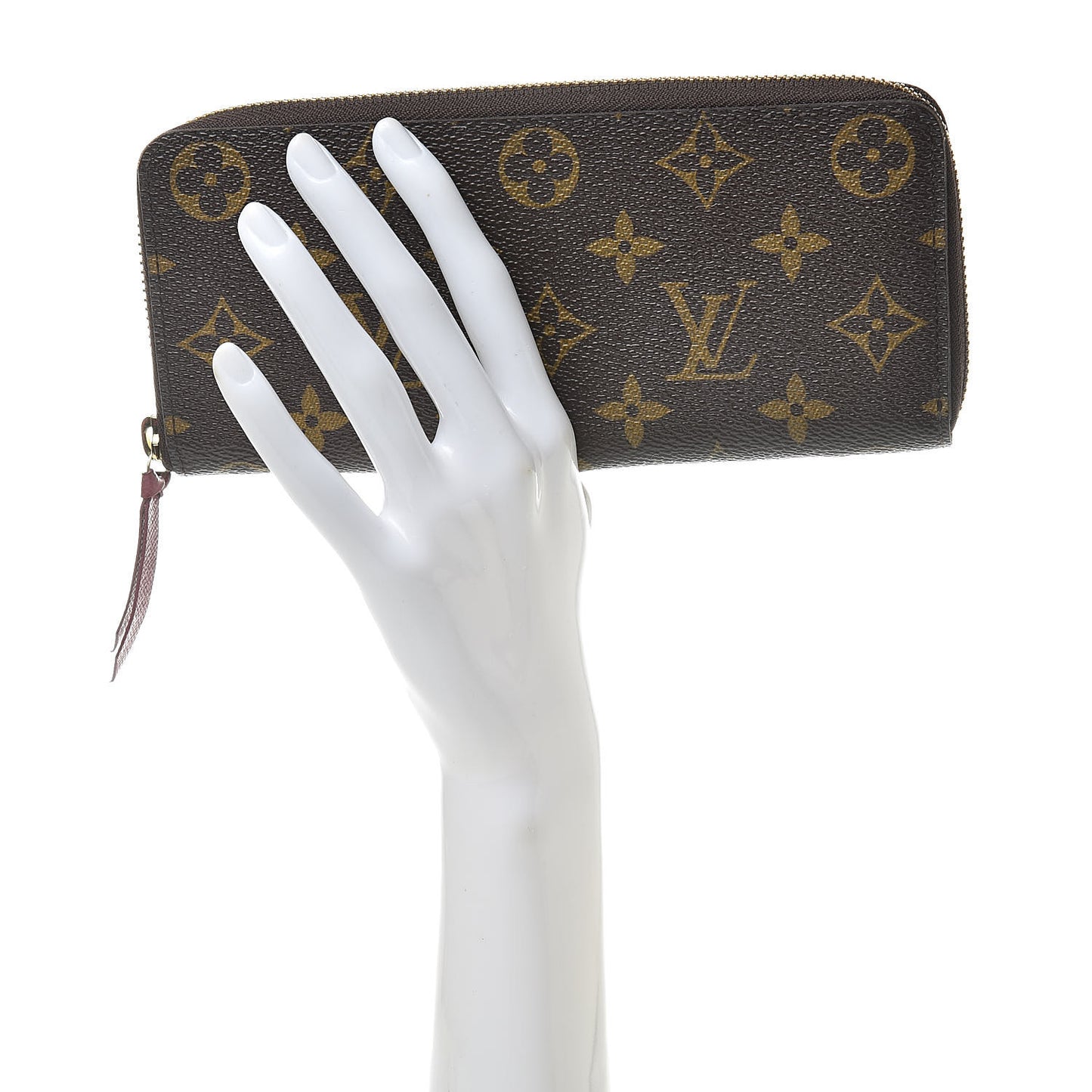 Monogram Clemence Wallet Fuchsia