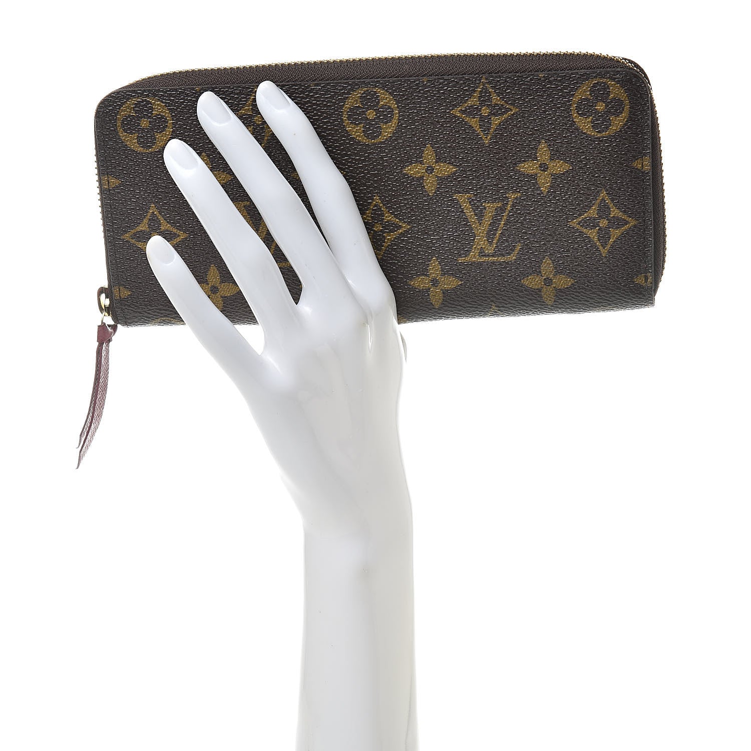 Louis Vuitton Monogram Clemence Wallet Fuchsia 2 of 9