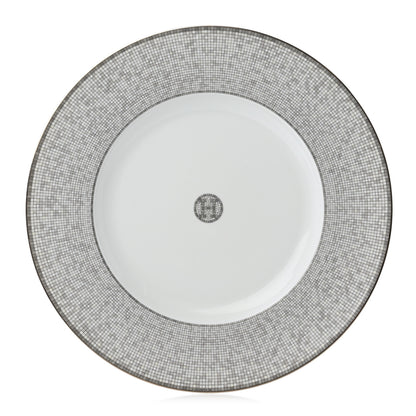 Hermes Porcelain Mosaique Au 24 Presentation Plate 1 of 7
