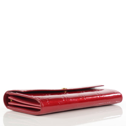 Louis Vuitton Vernis Sarah Wallet Pomme D'Amour 4 of 8