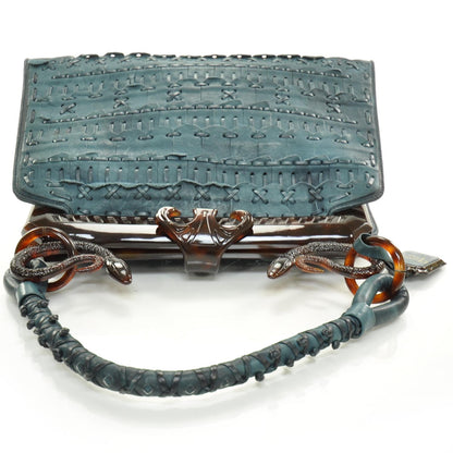 Christian Dior Leather Samourai 1947 Armour Frame Bag 6 of 11