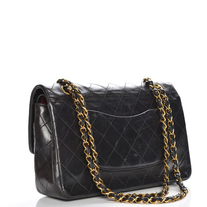 Chanel Lambskin Quilted Medium Double Flap Black 4 of 11