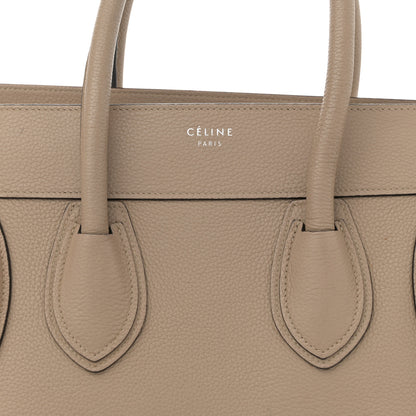 Celine Drummed Calfskin Mini Luggage Dune 7 of 17