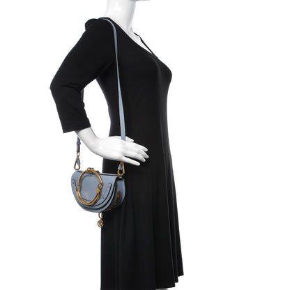 Chloe Calfskin Small Nile Bracelet Minaudiere Bag Washed Blue 2 of 8