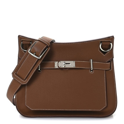 Hermes Taurillon Clemence Jypsiere 31 Gold 8 of 12