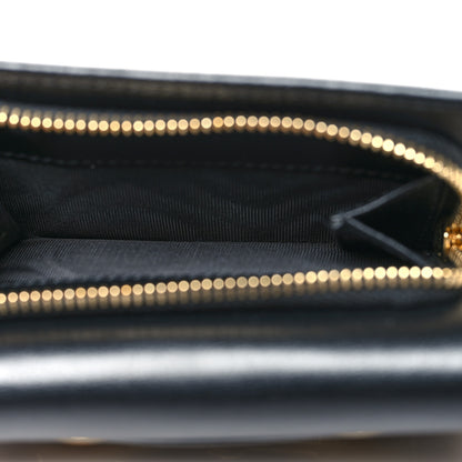 Gucci Boarded Plutone Calfskin Horsebit 1955 Tri Fold Wallet Black 6 of 10