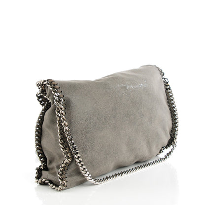 Stella McCartney Shaggy Deer Falabella Fold Over Tote Grey 3 of 8