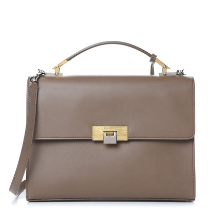 Balenciaga Veau Le Dix S New Cartable Briefcase Beige Safari 1 of 12