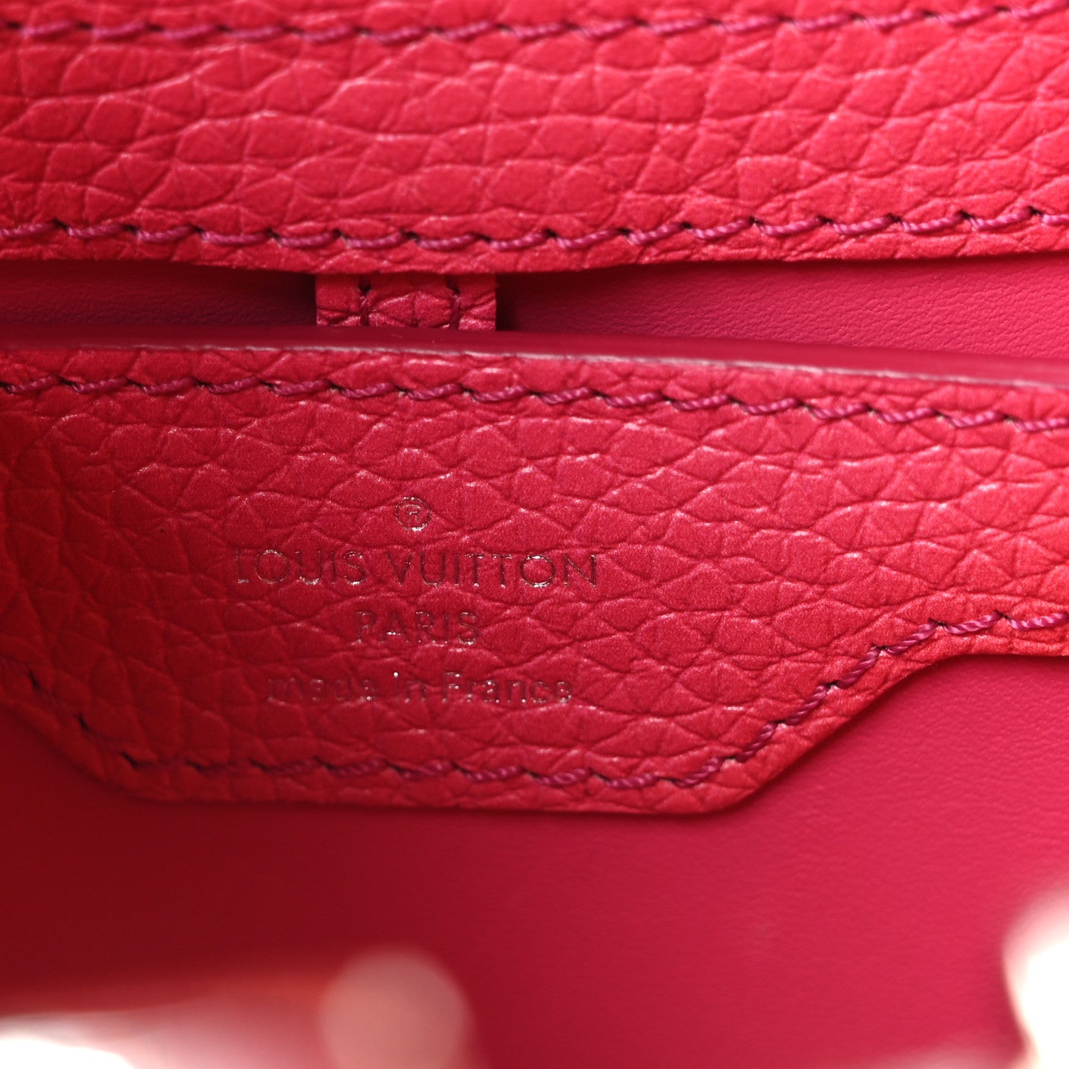 Louis Vuitton Taurillon Candy Ombre Capucines BB Pink Multicolor 6 of 9