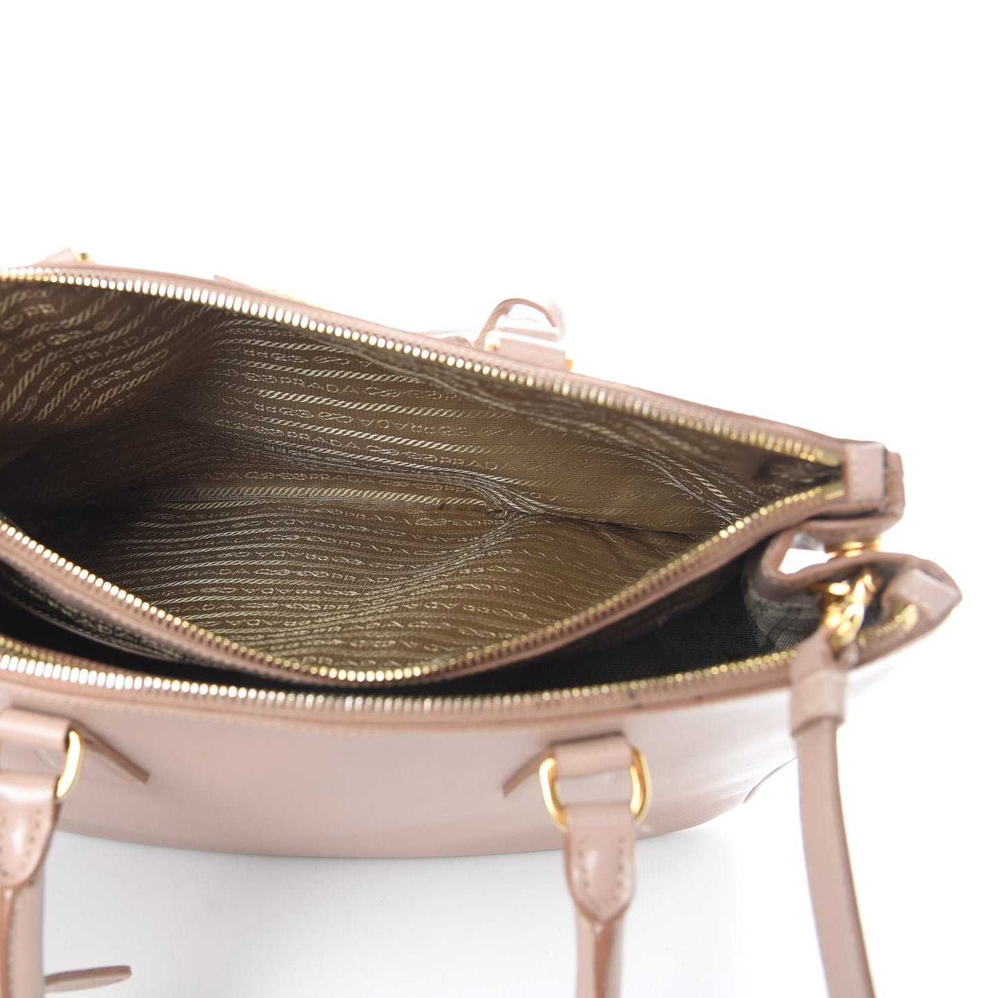 Saffiano Medium Galleria Double Zip Tote Cammeo