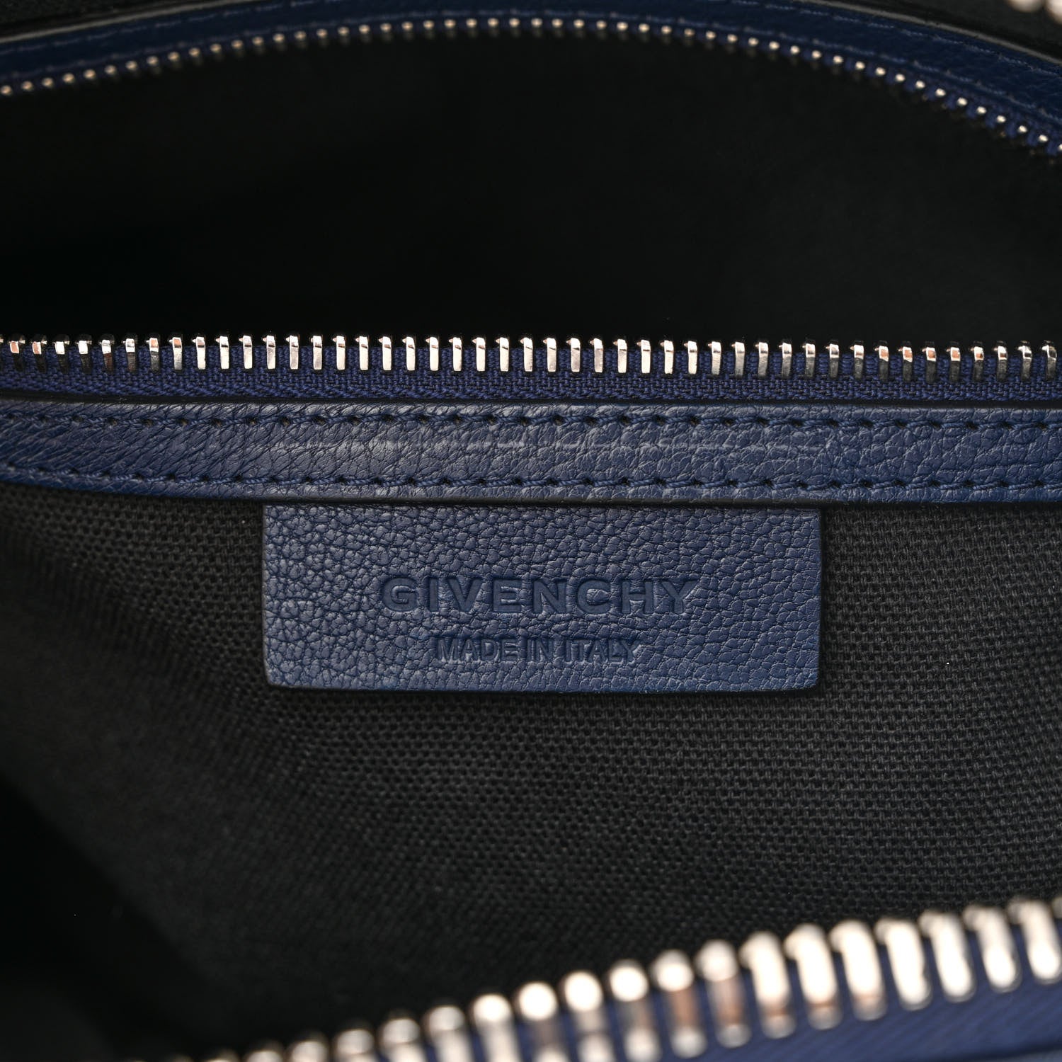 Givenchy Sugar Goatskin Tri-Color Small Antigona Navy Burgundy Black 6 of 10