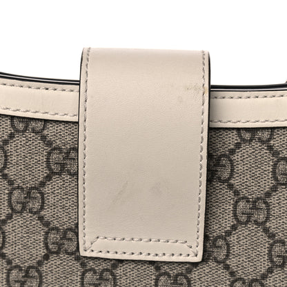 Gucci GG Supreme Monogram Medium Padlock Tote White 17 of 18