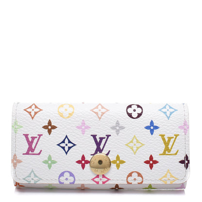 Louis Vuitton Monogram Multicolor Multicles 4 Key Holder White Litchi 1 of 8