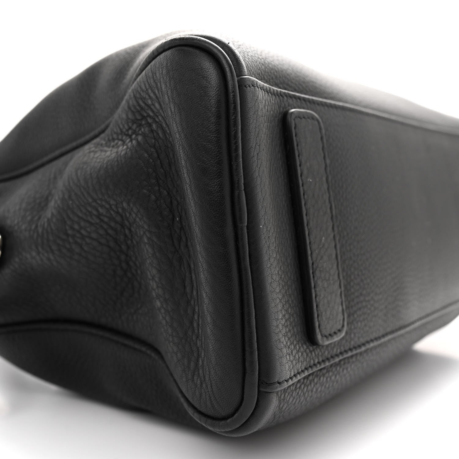 The Row Grained Calfskin Soft Bowling Bag Black 8 of 14