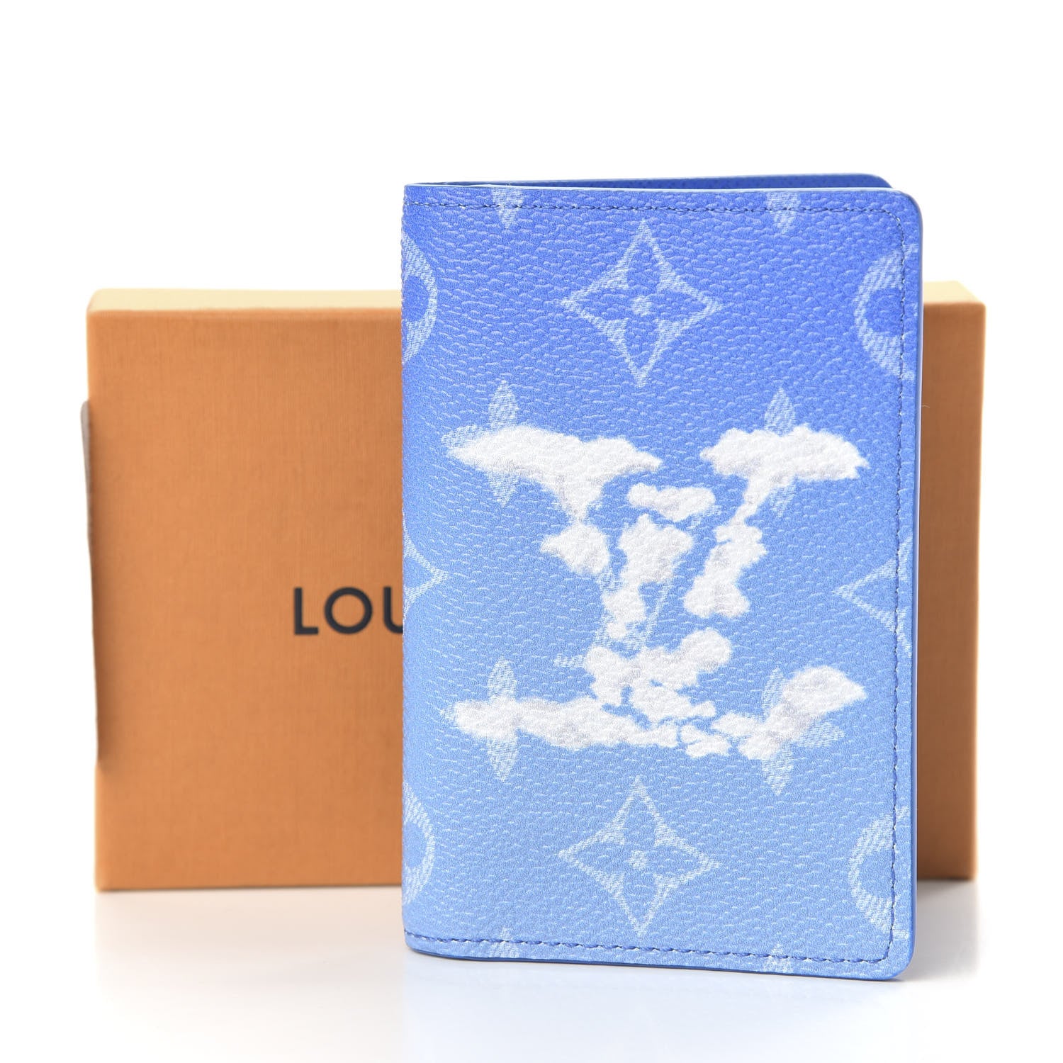 Louis Vuitton Monogram Clouds Pocket Organizer Blue 10 of 10