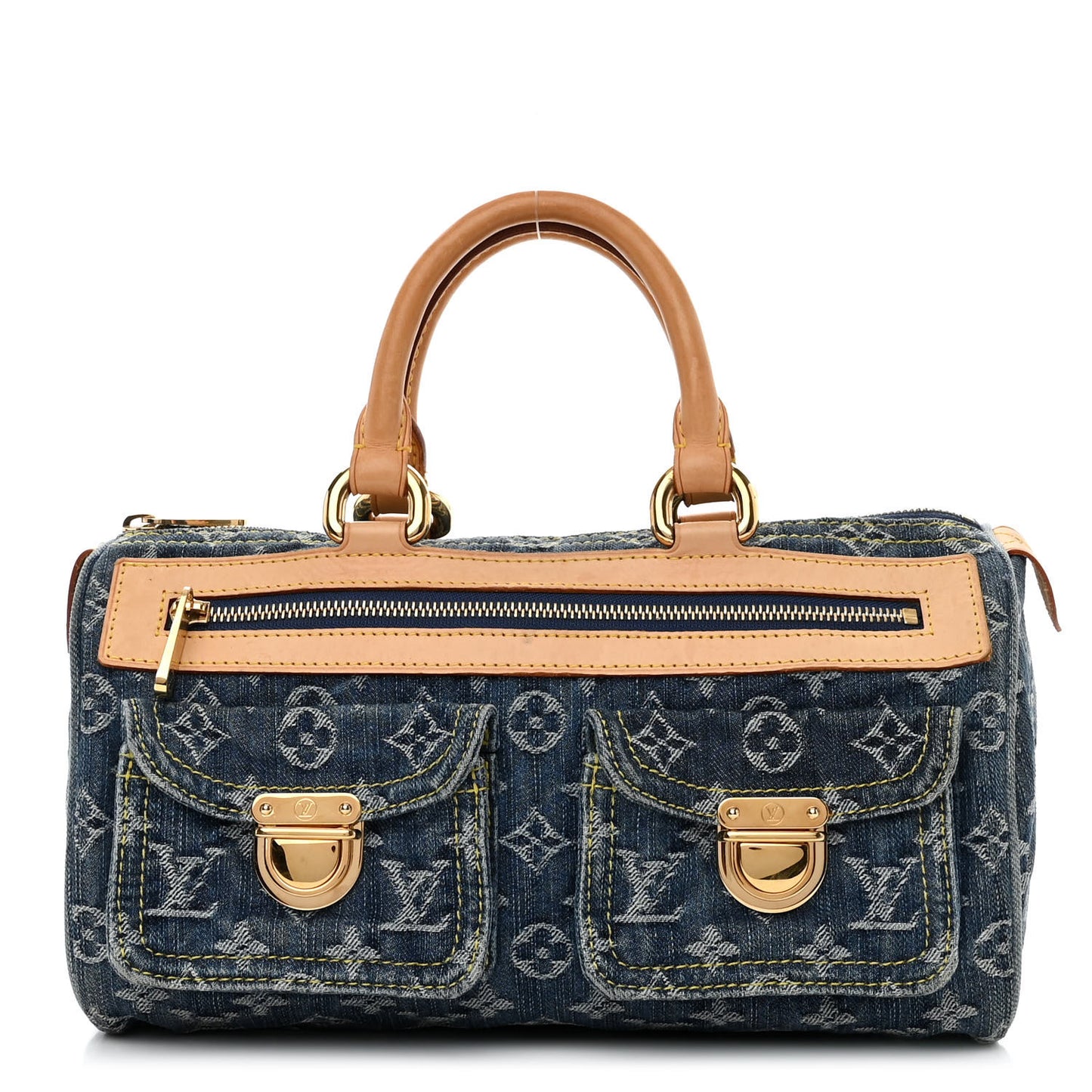 Monogram Denim Neo Speedy Blue
