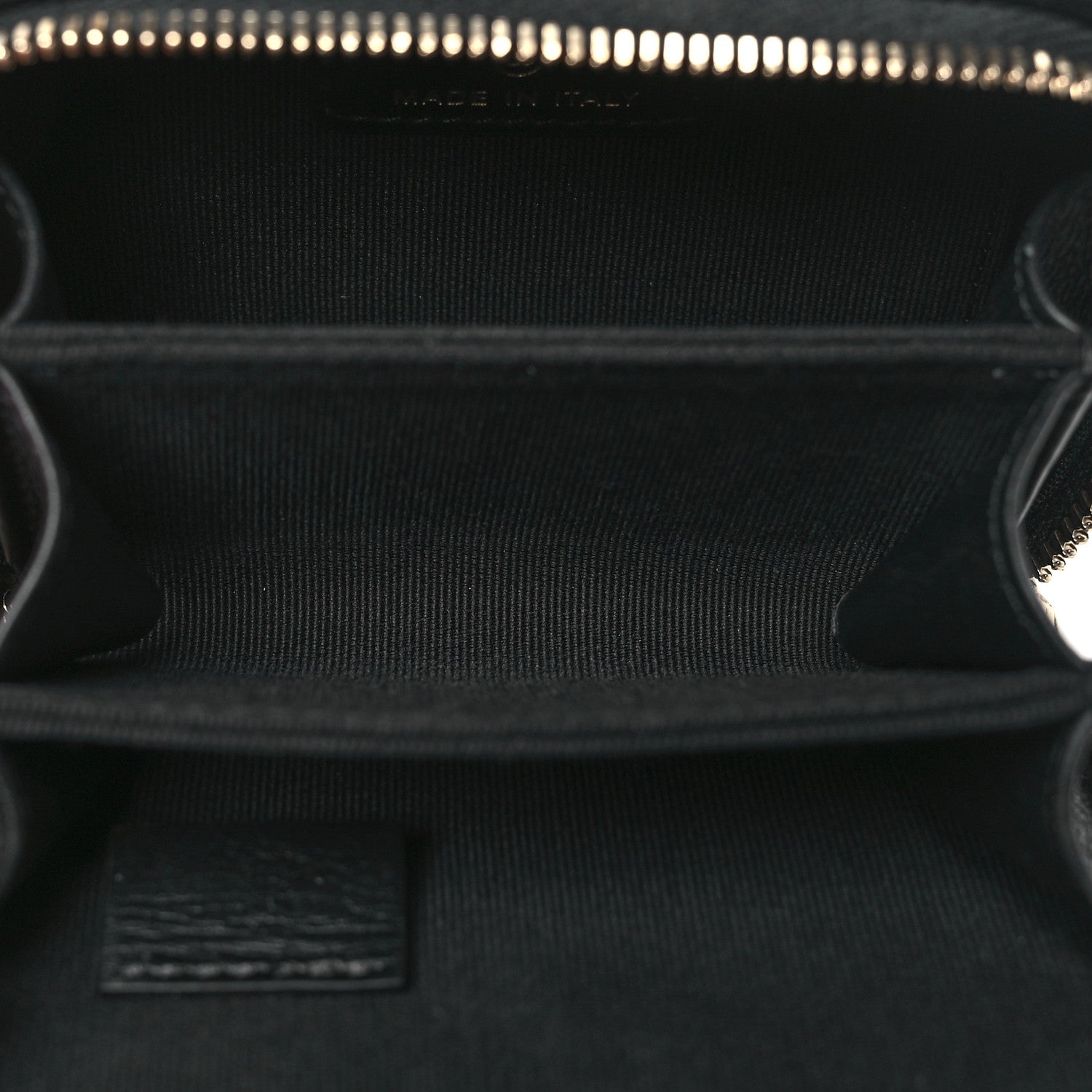 Chanel Lambskin Quilted Mini Lacquered Chain Clutch Black 5 of 11