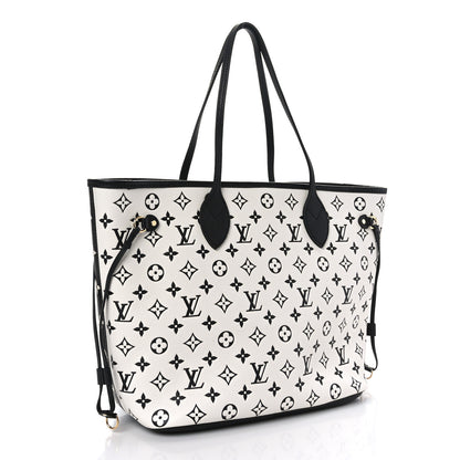 Louis Vuitton Empreinte Spring In The City Neverfull MM Black White Pink 3 of 8