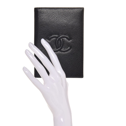 Chanel Caviar Timeless Passport Holder Black 2 of 8