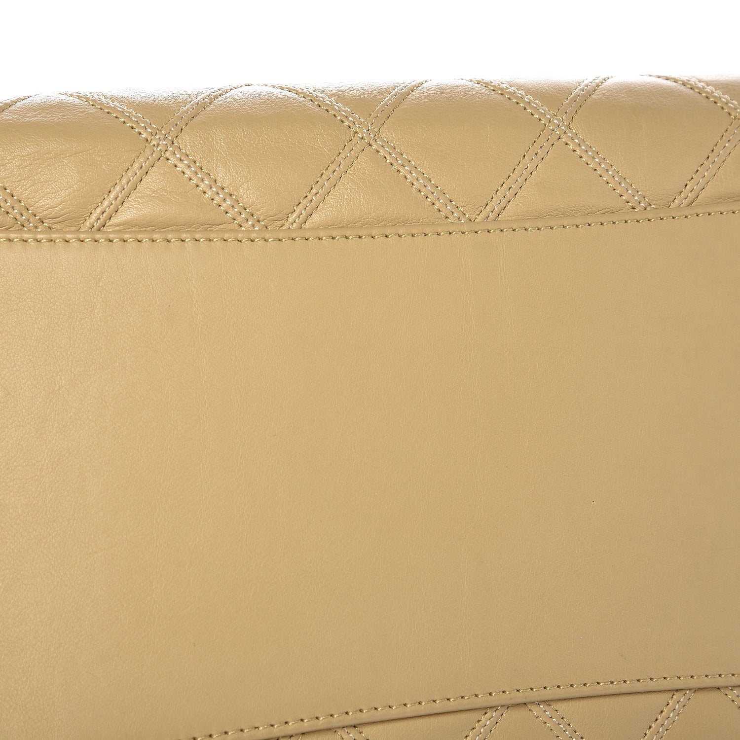 Chanel Calfskin Stitched Thin City Accordion Tote Beige 7 of 7