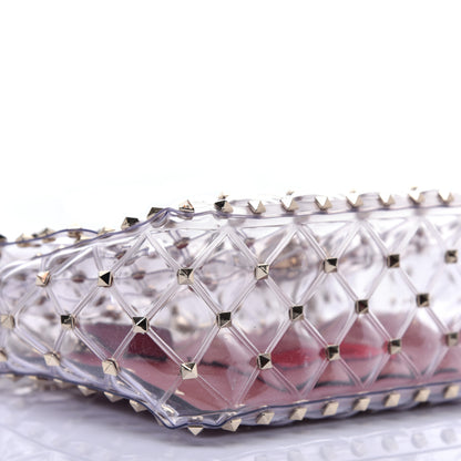 Valentino Garavani PVC Medium Rockstud Spike Shoulder Bag 7 of 8