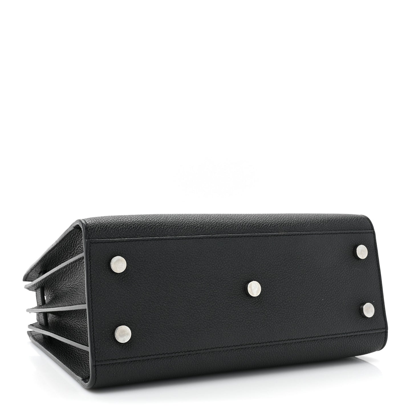 SAINT LAURENT Grained Calfskin Baby Sac De Jour Black