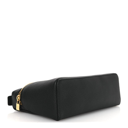 Loro Piana Grained Calfskin L19 Extra Pocket Pouch Black 4 of 9