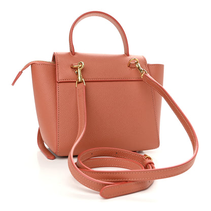Celine Grained Calfskin Pico Belt Bag Lychee 3 of 9
