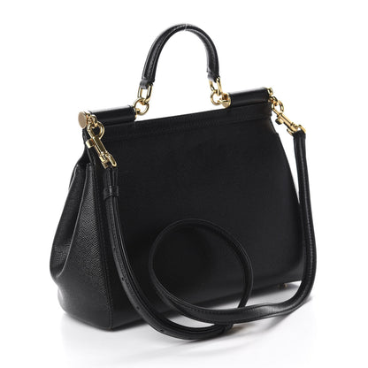Dolce & Gabbana Dauphine Medium Miss Sicily Satchel Black 5 of 12