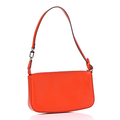 Louis Vuitton Epi Pochette Accessories NM Piment 2 of 4