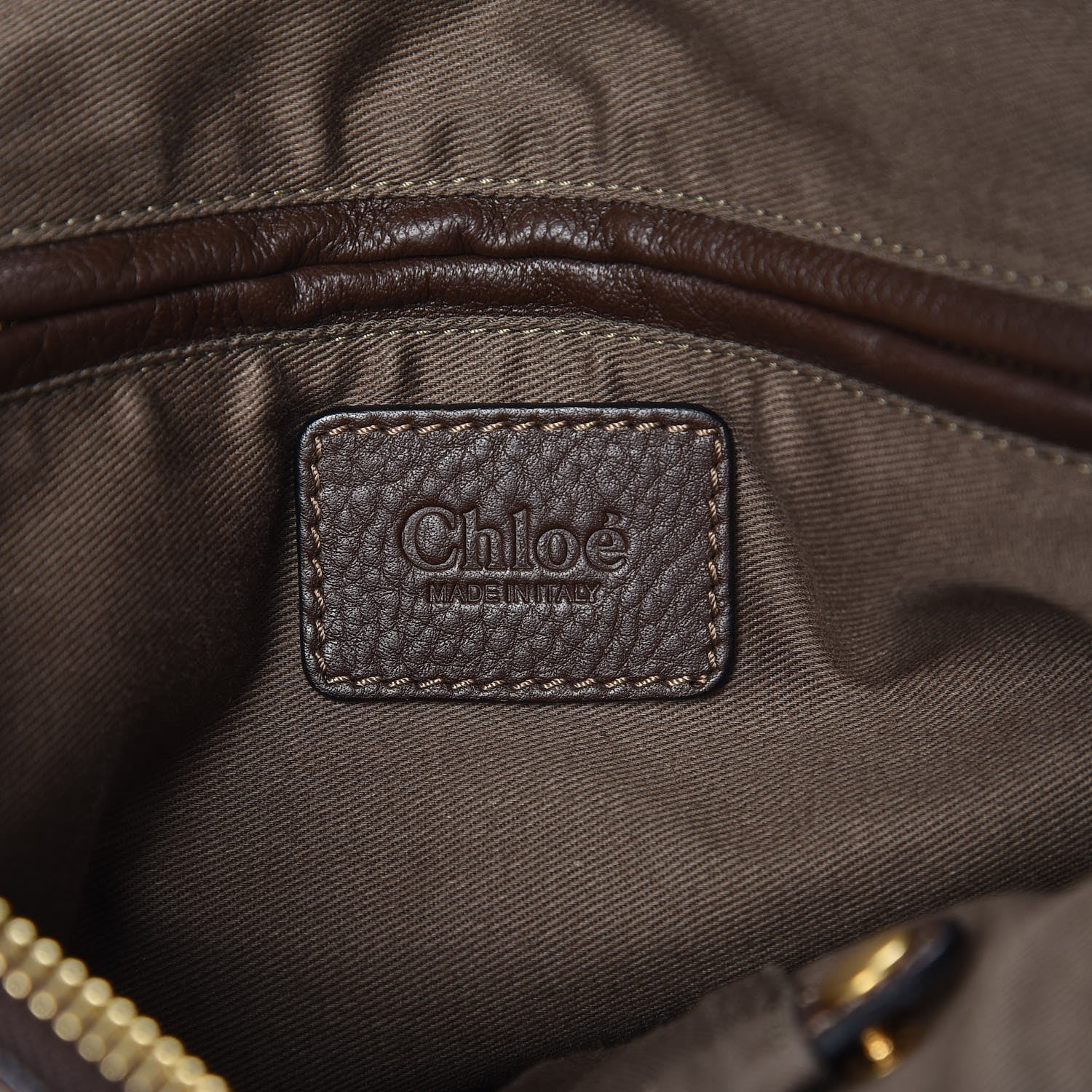 Chloe Calfskin Medium Marcie Satchel Coffee Shot 6 of 9