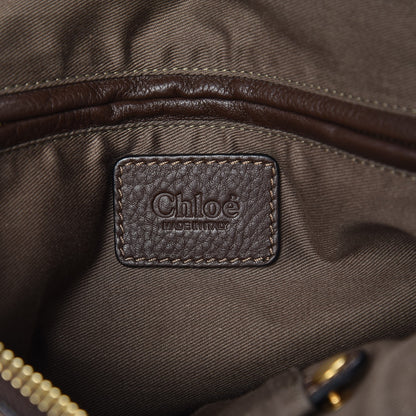 Chloe Calfskin Medium Marcie Satchel Coffee Shot 6 of 9