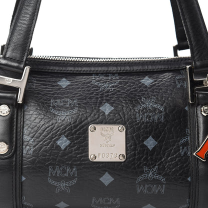 MCM Visetos Essential Barrel Bag Black 12 of 12
