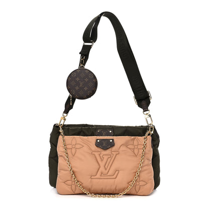Louis Vuitton Econyl Monogram Pillow Maxi Multi Pochette Accessories Kaki Beige 1 of 15