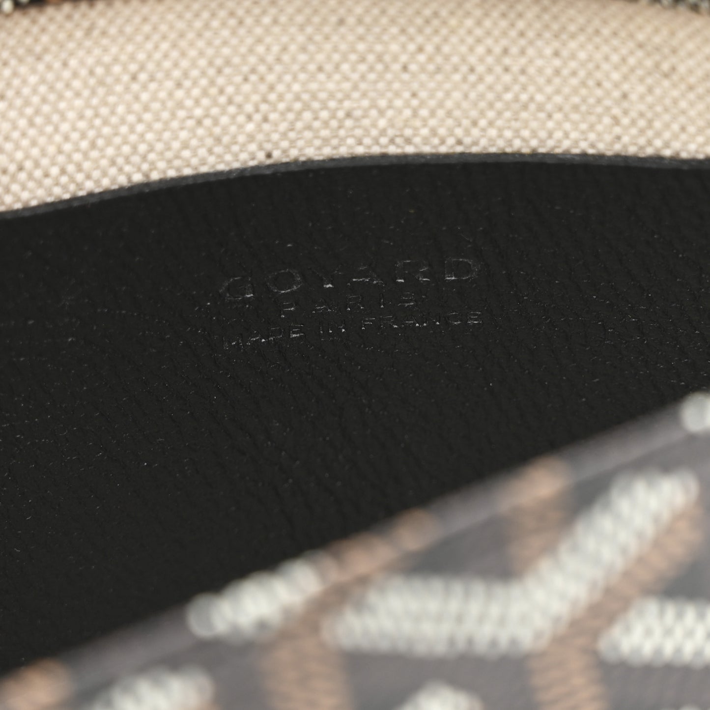 Goyardine Plumet Wallet Clutch Black