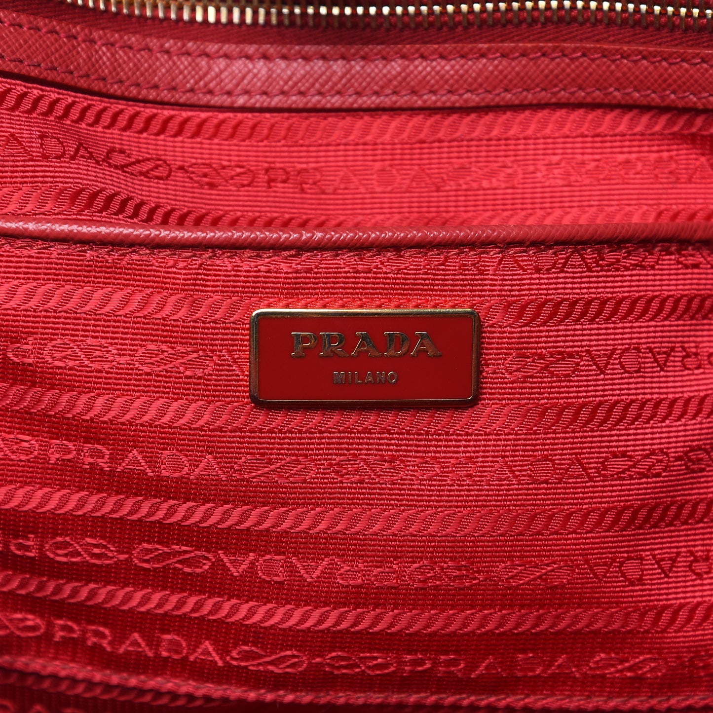 Saffiano Lux Large Tote Fuoco