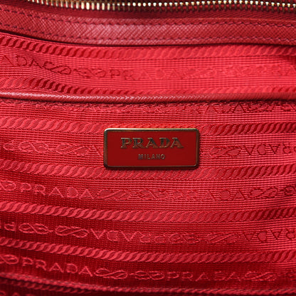 Prada Saffiano Lux Large Tote Fuoco 10 of 13