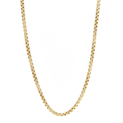David Yurman 18K Yellow Gold 3.4mm Box Chain Necklace 1 of 5