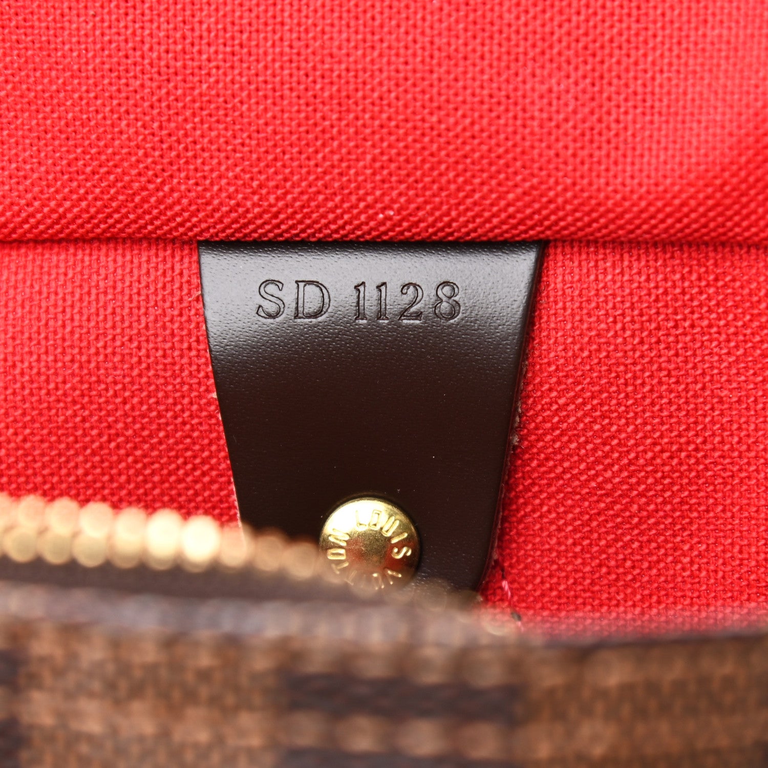 Louis Vuitton Damier Ebene Speedy 30 7 of 9