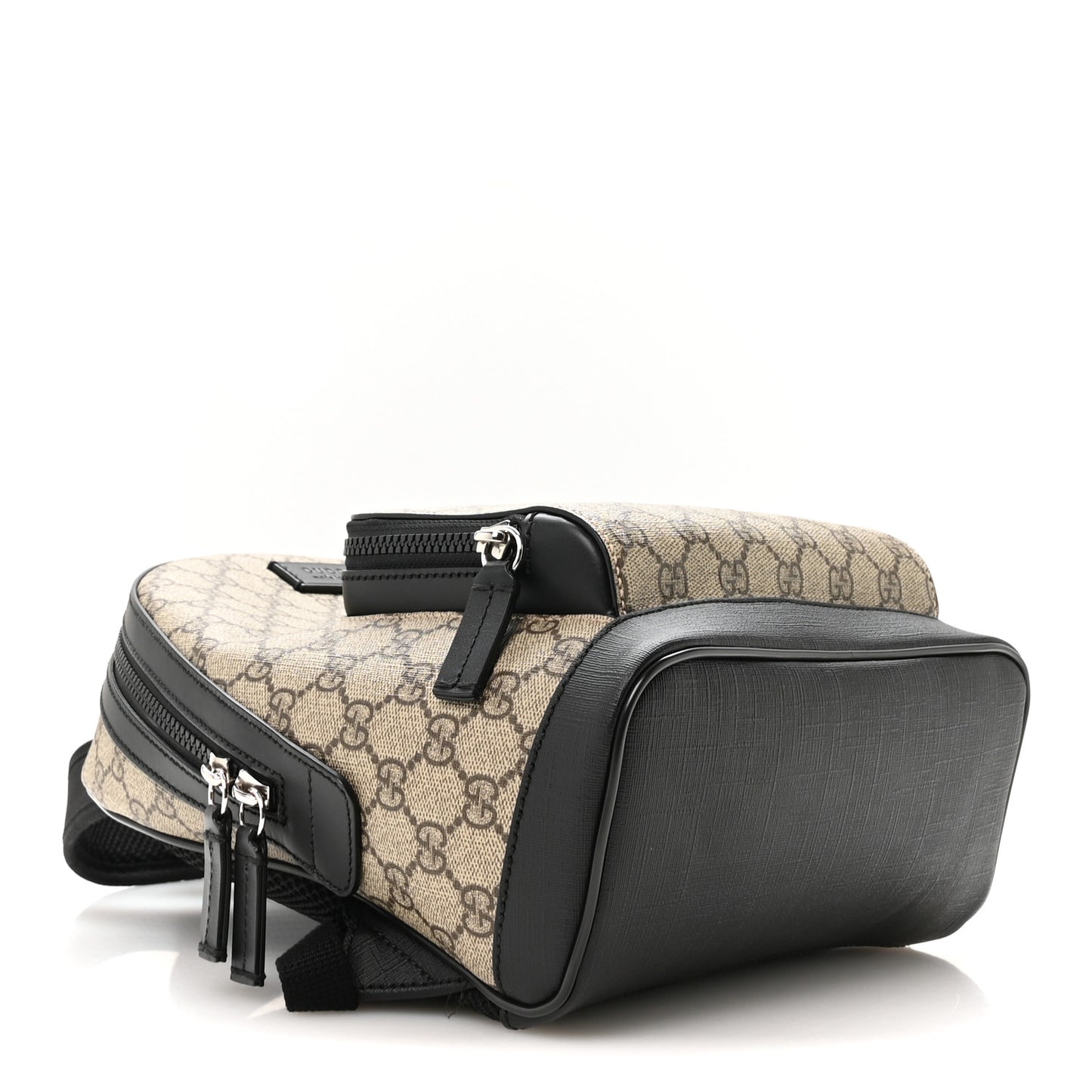 GG Supreme Monogram Small Eden Day Backpack Black