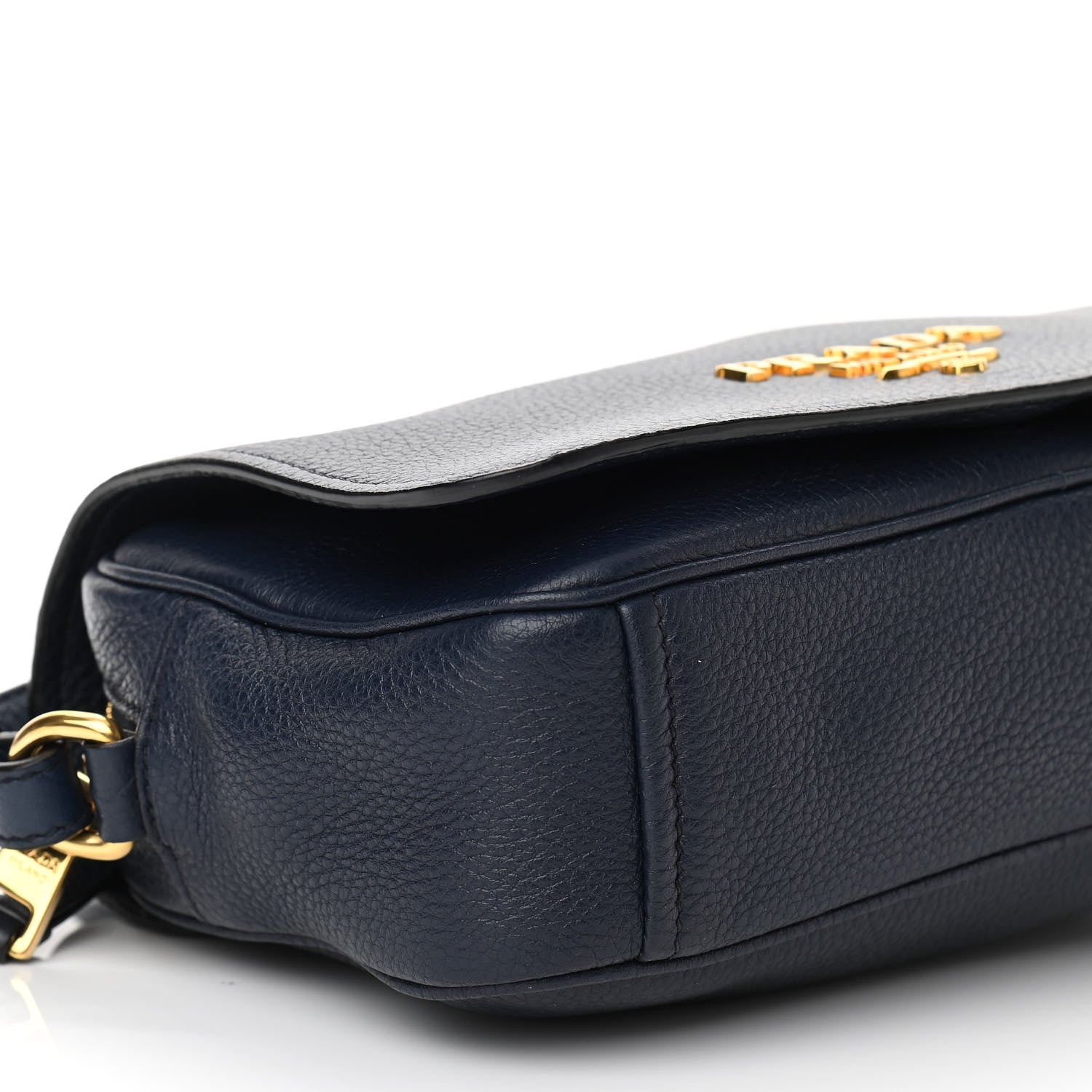 Prada Vitello Daino Flap Crossbody Baltico 9 of 10