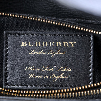 Burberry Derby Calfskin House Check Medium Camberley Black 6 of 11