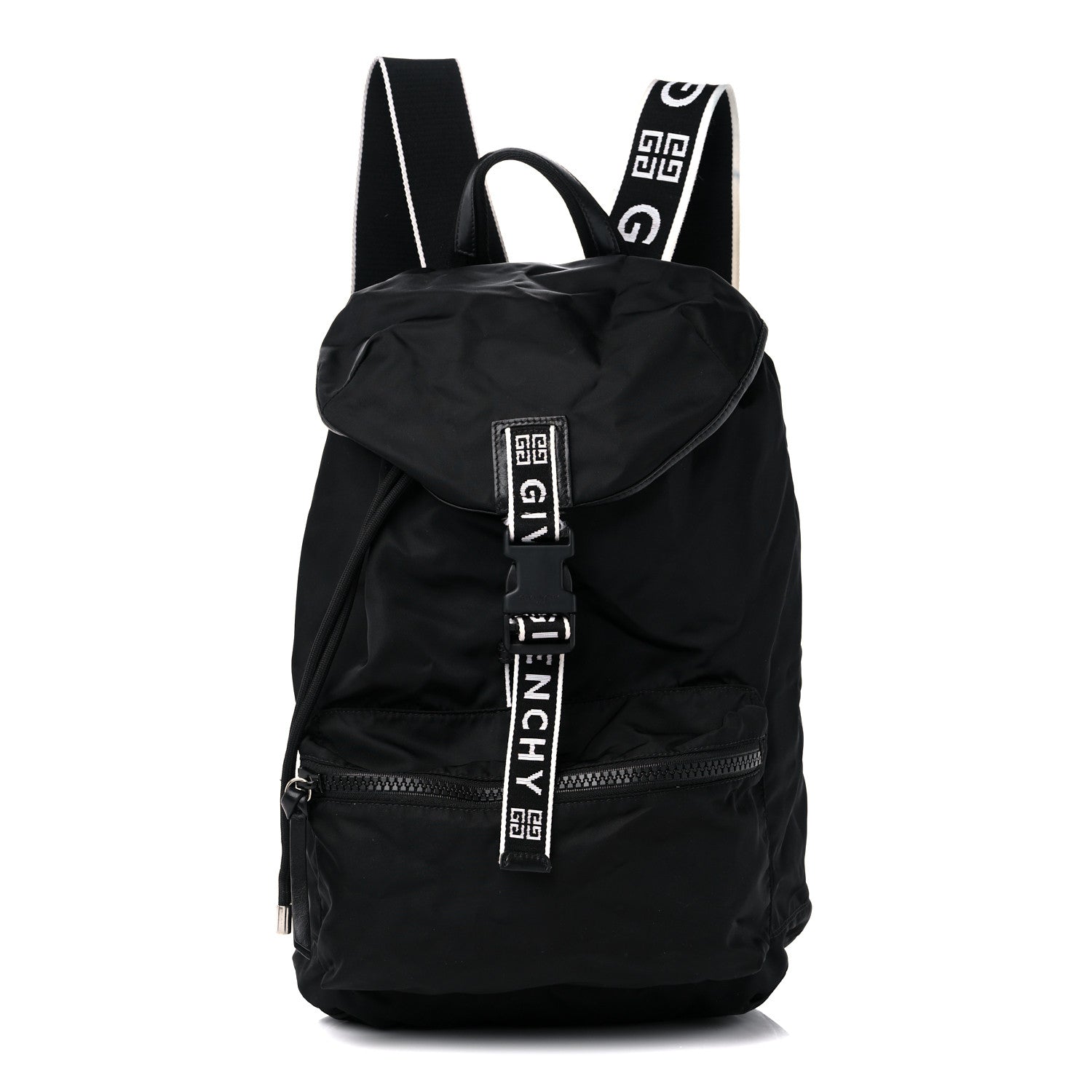 Givenchy Nylon Logo Backpack Black 1 of 9