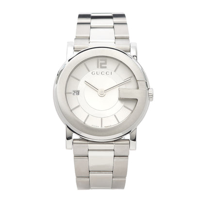 Gucci Stainless Steel 36mm G-Round Quartz Watch White 1 of 6