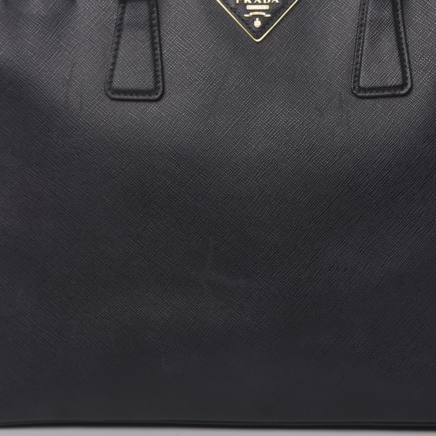 Saffiano Large Galleria Double Zip Tote Black