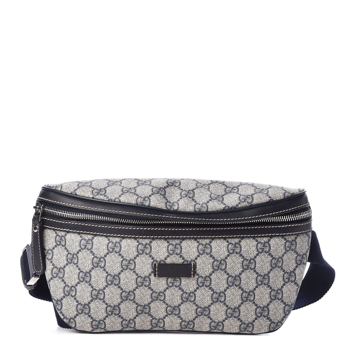 GG Plus Monogram Belt Bag Navy