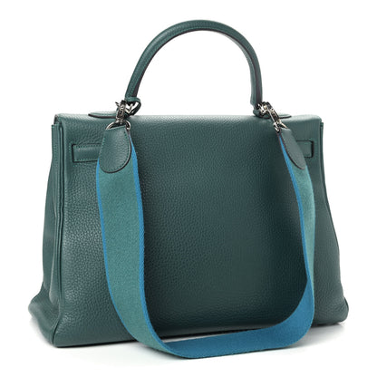 Hermes Taurillon Clemence Kelly Retourne 32 Malachite 2 of 10