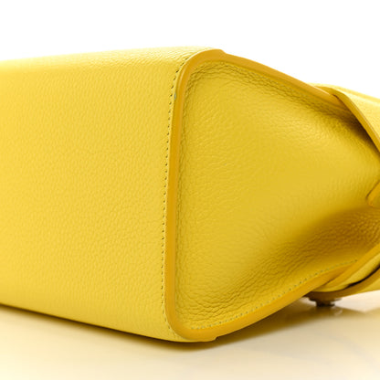 Givenchy Grained Calfskin Nano Horizon Satchel Yellow 10 of 11