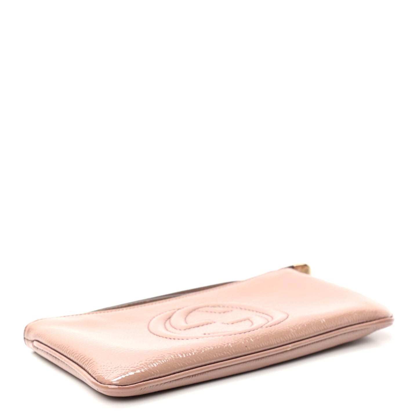 Patent Soho Wristlet Dark Cipria